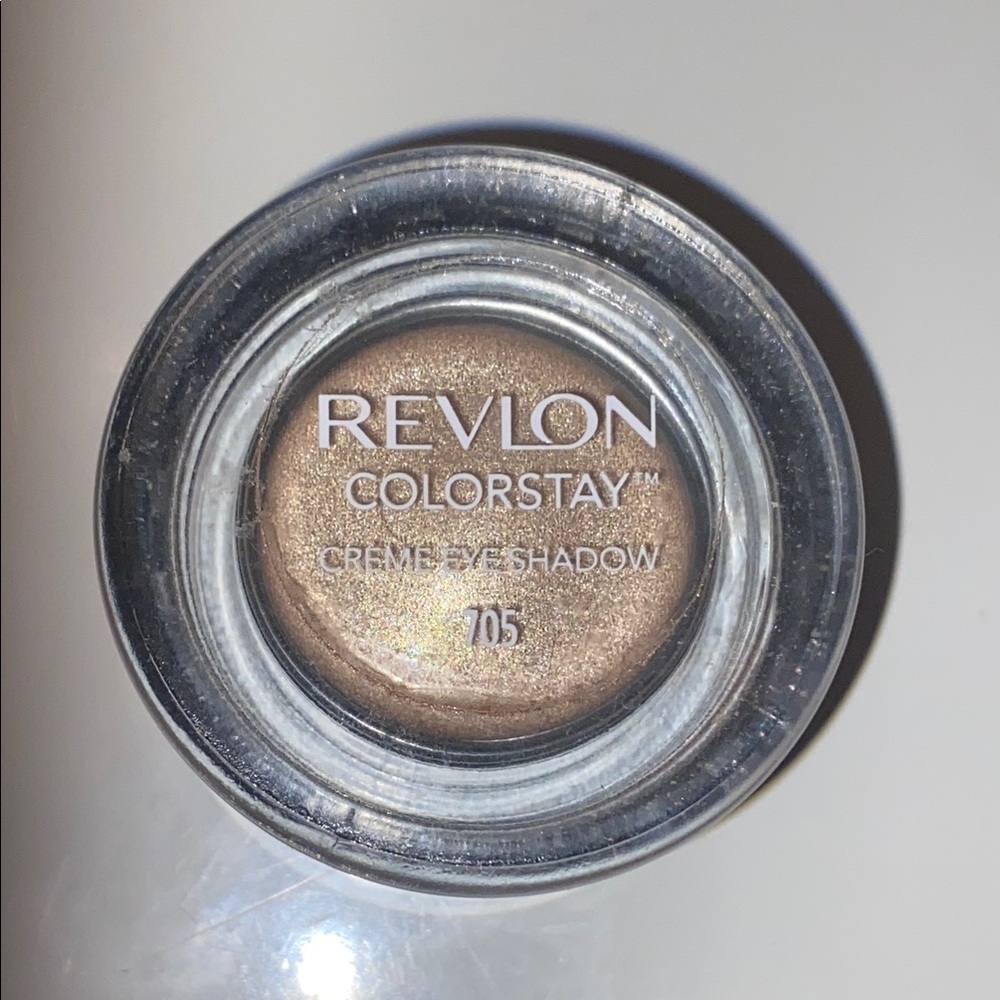 💛EUC Revlon ColorStay Creme Eyeshadow in Metallic Gold